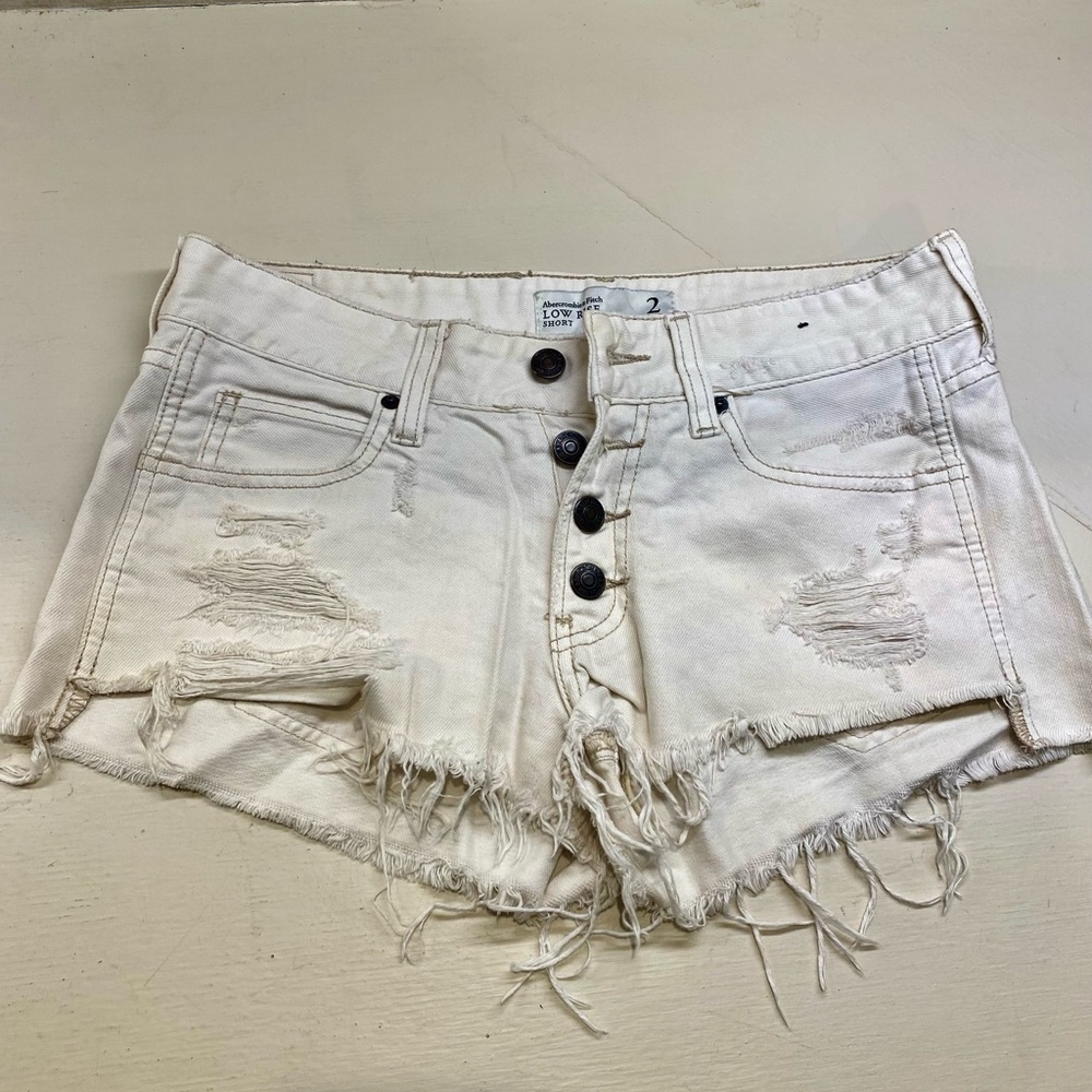 Abercrombie and Fitch distressed shorts